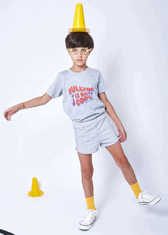 Remera BULLYING Gris Talle 12
