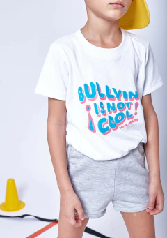 Remera BULLYING Blanca Talle 6 - tienda online