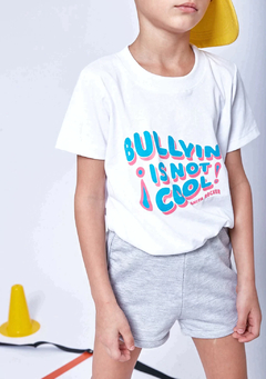 Remera BULLYING Blanca Talle 14 - tienda online