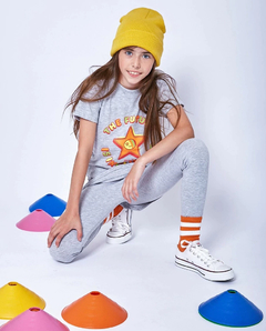 Leggins BÁSICA ALGODON Gris Talle 10 - comprar online