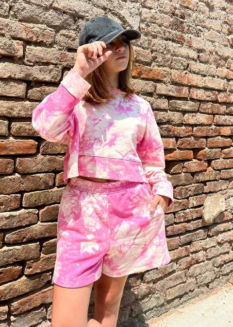 Short batik rosa
