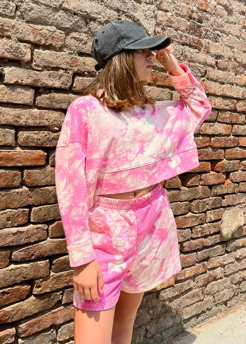 Buzo baby over batik rosa talle 6