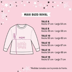 Mega buzo PLUSH Londres Talle 14 - Juanita Rocker