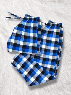 PANTALÓN PILU AZUL Y BLANCO - comprar online