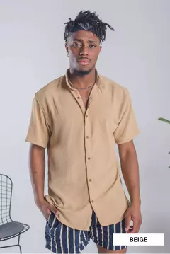 Camisa M-C lino - Retro 