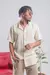 Camisa Lino Mao rayada - comprar online
