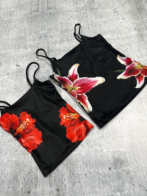 Top muscu floral paradise
