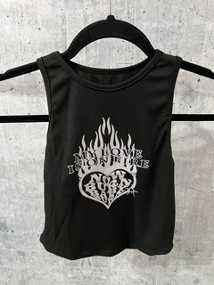 Musculosa my love is on fire