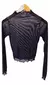 Top tul black