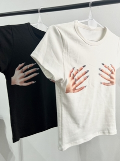 Crop top cute hands