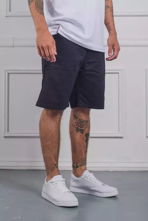 Bermuda Mom Corte Chino
