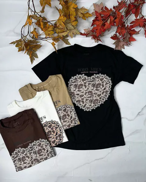 BLUSA T-SHIRT BOHO VIBES - comprar online