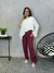 BLUSA CREPE ASSIMÉTRICA NULA MANGA - Ayla Thaynara Loja