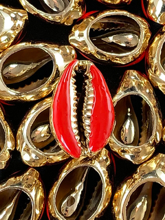 Entremeio Búzio vermelho Dourado