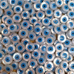 OGF12 - Olho Grego Madrepérola 12mm/Unidade