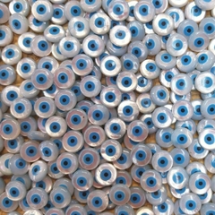 OG6 - Olho Grego Madrepérola 6mm/Unidade