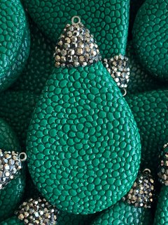 Pingente Gota Verde