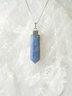 P344BQ - Pingente Quartzo Azul