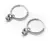 Argollas corazon cubic 1,2 cm plata (par) en internet