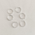 Argollita Berlín 12mm plata (unidad)