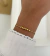Pulsera Nane acero dorado