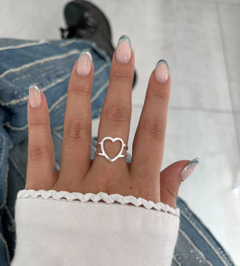 Anillo Ravena - Acero blanco - comprar online