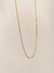 Cadena clapton acero dorado - comprar online