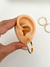 Imagen de Argollas Charlotte 3cm acero dorado
