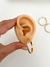 Argollas Charlotte 3cm acero dorado - comprar online