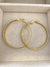 Argollas Sweet 4,3 cm acero dorado (par) en internet