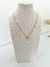Collar colibrí shine acero dorado - comprar online