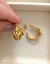 Aros Eleanor acero dorado (par) - comprar online