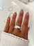 Anillo Camile acero blanco - tienda online