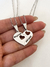 Collar Mejores amigas x2 acero quirúrgico - comprar online