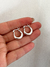 Argollas Zara 1,4 cm plata (par) - comprar online