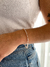 Pulsera Galia cristal ámbar plata - comprar online