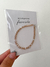 Pulsera Galia cristal ámbar plata - tienda online