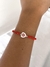 Pulsera Amor cristal roja plata en internet