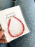 Pulsera Galia cristal roja plata en internet