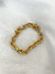 Pulsera Malvina regulable acero dorado - comprar online