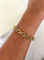 Pulsera Malvina regulable acero dorado - tienda online