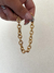 Pulsera Malvina regulable acero dorado - Alaris Accesorios