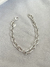 Pulsera Malvina regulable acero blanco en internet