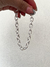 Pulsera Malvina regulable acero blanco - Alaris Accesorios