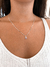 Collar Ivy rosa acero blanco - comprar online