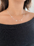 Collar Charo regulable acero blanco - tienda online