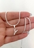 Collar inicial Y acero blanco - comprar online