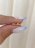Abridores destello puntitos acero dorado (par) - Alaris Accesorios