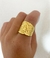 Anillo Ori acero dorado - Alaris Accesorios