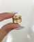 Anillo Anette acero dorado - Alaris Accesorios